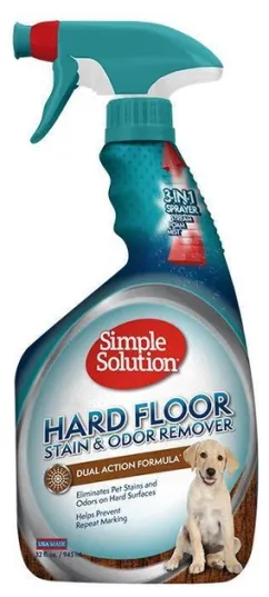 Спрей для нейтрализации запахов и удаления пятен с твердых поверхностей Simple Solution Hardfloors Stain & Odor Remover 945 мл (ss11041)