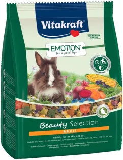 Корм для кроликів Vitakraft «Emotion Beauty Selection» 1,5 кг (для шкіри та шерсті) (33750)