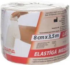 Бинт медичний еластичний компресійний Lauma модель 2 Latex Free 8 см х 3.5 м (843006)