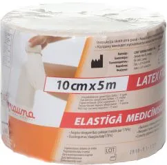 Бинт медичний еластичний компресійний Lauma модель 2 Latex Free 10 см х 5 м (843016)