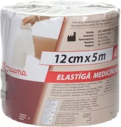 Бинт медичний еластичний компресійний Lauma модель 2 Latex Free 12 см х 5 м (843057)