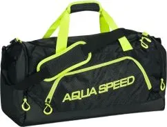 Сумка спортивна Aqua Speed DUFFEL BAG 6726 48x25x29 см Чорно-зелена (5908217667267)