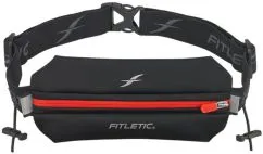 Сумка на пояс для бігу Fitletic NEO Racing Running Belt Чорно-червона (N01R-02)
