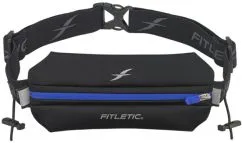 Сумка на пояс для бега Fitletic NEO Racing Running Belt Черно-синяя (N01R-04)
