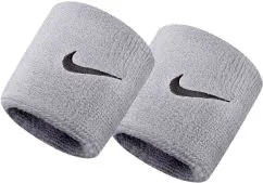Напульсники Nike Swoosh Wristbands 2 PK Grey Heather/Black OSFM (845840057988)