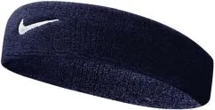 Повязка на голову Nike Swoosh Headband Obsidian/White OSFM (845840058312)