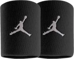 Напульсник Nike Jordan Jumpman Wristbands 2 PK OSFM Чорний (887791157768)