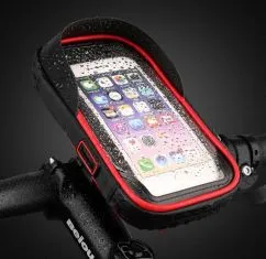 Водонепроницаемый чехол для телефона на велосипед. Сумка крепление для телефона на велосипеде. Велосипедная сумка для телефона для велосипеда (BG-301)