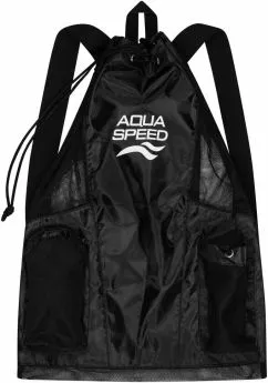 Сумка сітчаста Aqua Speed GEAR BAG 9303 (241-07) 48х64 см Чорний (5908217693037)