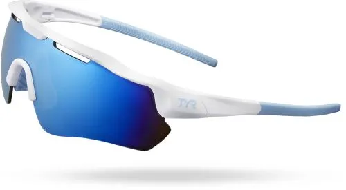 Сонцезахисні окуляри з серветкою та футляром Tyr Hayes HTS Синьо-білі (LSHYS-462) - фото №4
