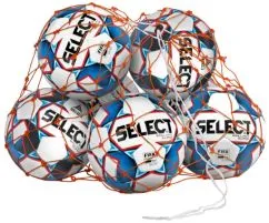 Сетка для мячей Select Ball net 10/12 balls Оранжевая (5703543730032-1)