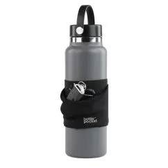 Сумка-чехол для спортивной бутылки черный с карманами (ULT-1380733)