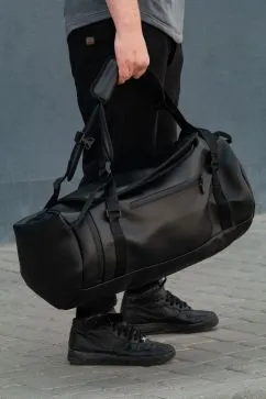 Сумка-рюкзак SG Hold Bag черная текстурная (387242037)