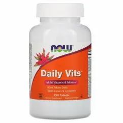 Витаминный комплекс Now Foods Daily Vits 250 таблеток (733739037718)