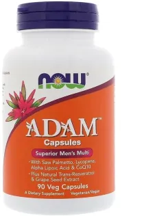 Супер Мультівітаміни для чоловіків Now Foods Adam 90 гелевих капсул (733739038784)