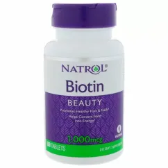 Вітаміни Natrol Biotin 1000 мкг 100 таблеток (047469052393)