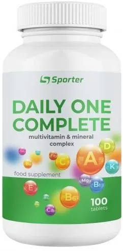 Вітамінно-мінеральний комплекс Sporter Daily one Complete 100 таблеток (4820249720271)