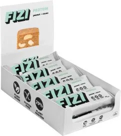 Упаковка протеїнових батончиків Fizi "Peanut+cacao" 45 г х 10 шт (4820262540054)
