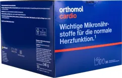 Витамины и минералы Orthomol Cardio (здоровье сердца и сосудов) гранулы + капсулы + таблетки 30 дней (5919239)