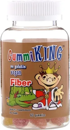 Клетчатка Gummi King Fiber, GummiKing, 60 жевательных конфет (835776001346)