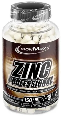 Мінерали IronMaxx Zinc Professional 150 капсул (4260196295246)