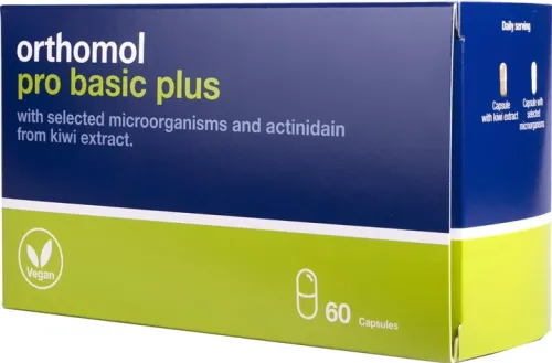 Вітаміни та мінерали Orthomol Pro Basic Plus new для оптимізації травлення і роботи шлунка (4260022694588) - фото №5