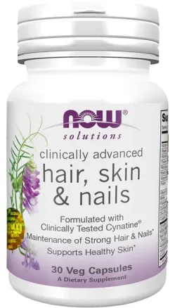 Диетическая примесь Now Foods Clinical Hair, Skin & Nails Красота и здоровье в капсулах №30 (733739110374)