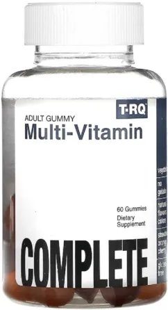 Мультивітаміни, Повний комплекс, смак полуниці апельсина вишні, Multi-Vitamin, T-RQ 60 жувальних цукерок (835776001049)