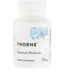 Витамины Thorne Research хром Пиколинат 500 мкг, Chromium Picolinate, 60 капсул (693749255024)