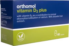 Вітаміни та мінерали Orthomol Vitamin D3 Plus (для кісткового скелету та структури кісток) (12502528)