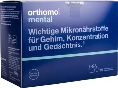 Вітаміни та мінерали Orthomol Mental (обмін речовин і розумова діяльність) 15 днів (10551706)