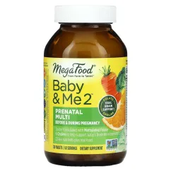 Вітаміни для вагітних Baby & Me 2, Mega Food 120 таблеток (51494103159)