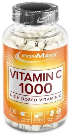 Вітаміни IronMaxx Vitamin C 1000 100 капсул (4260196295710)