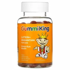 Лютеин и зеаксантин для детей Gummi King вкус манго, Lutein + Zeaxanthin for Kids, GummiKing, 60 жевательных конфет (835776001063)