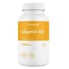 Вітаміни Sporter Vitamin D3 2000 МО — 60 софтгель (4820249720554)