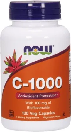 Витамины Now Foods C-1000 100 капсул (733739006905)