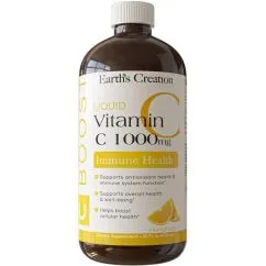 Витамины Earths Creation Liquid Vitamin C 1000 мг 474 мл (608786003576)