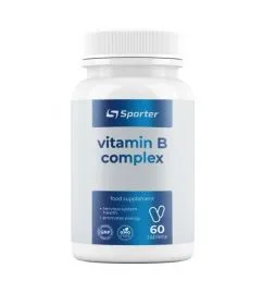 Вітаміни Sporter Vitamin B Complex — 60 таблеток (4820249720516)