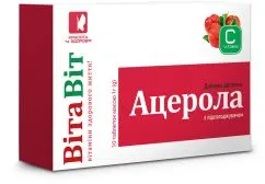 Ацерола с подсластителем "ВитаВит" диетическая примесь таблетки 1.0 г №10. блистер (4820142439348)