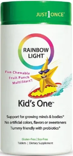Мультивітаміни Rainbow Light для дітей Kids One 50 жувальних таблеток (21888302314)