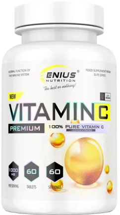 Вітаміни Genius Nutrition Vitamin C 60 таблеток (7353798853628)