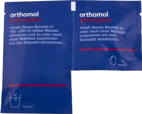 Вітаміни та мінерали Orthomol Arthro Pluse (здоров'я кісток і суглобів) гранули + капсули (8815227) - фото №5