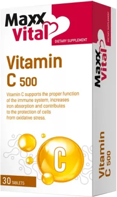 Домішка дієтична MaxxVital Вітамін C 500 29 г (401611003)