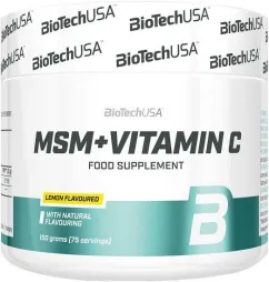 Вітамінно-мінеральний комплекс Biotech Msm + vitamin C 150 г лимон (5999076227013)