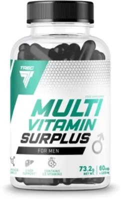 Витамины для мужчин Trec Nutrition Multivitamin Surplus For Men 60 капсул (5902114018498)