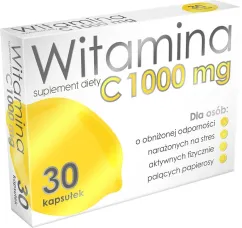Вітамін C ALG Pharma 1000 мг 30 капсул (5904730391979)