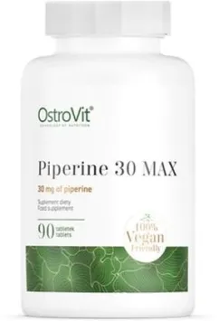 Витамины и минералы OstroVit Piperine 30 MAX 90 таблеток (5903933903149)