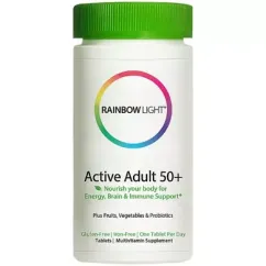 Мультивітаміни Rainbow Light для дорослих Активна зрілість Active Adult 50+ 90 таблеток (21888109920)