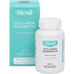 Активатор коллагена Natural Factors BioSil Collagen Generator 60 вегетарианских капсул (5425010391835)
