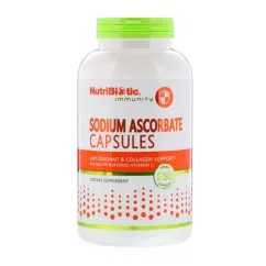 Буферизований вітамін C Sodium Ascorbate NutriBiotic 250 капсул (1278783594)